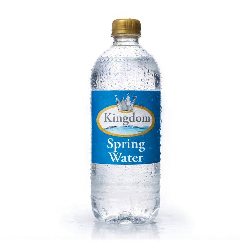 12 pack.  Kingdom Spring Water 16.9oz bottles